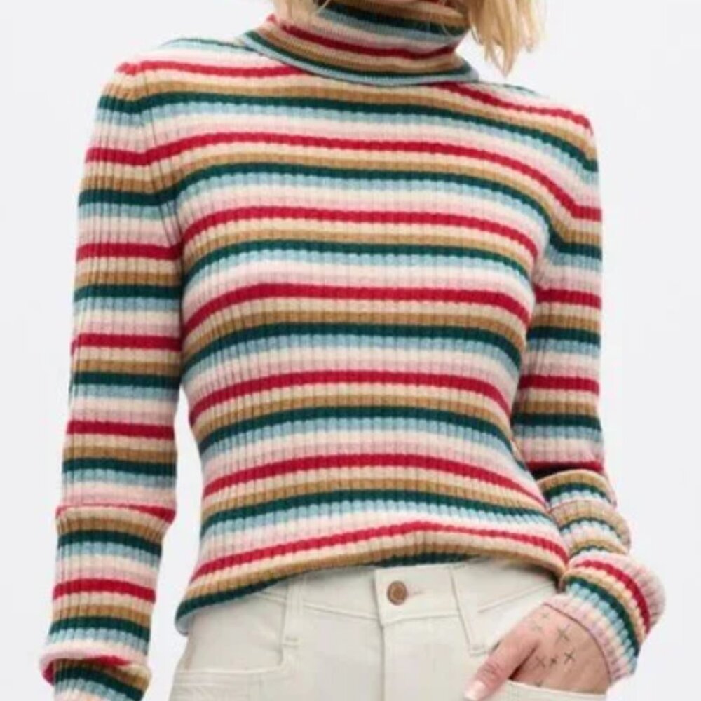 GAP - CashSoft Rib Turtleneck Sweater